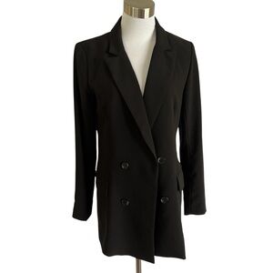 Rachel Zoe Black Double-Breasted Women's Blazer Small